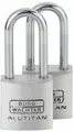 Produktbild: Burg Wächter Duo 770 20 26 SB Alutitan Vorhängeschloss-Set, Aluminium (36141)