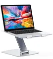Produktbild: Glangeh Laptop Ständer Höhenverstellbar, Ergonomischer, Tragbarer Notebook Ständer für Schreibtisch, Faltbarer Schreibtisch-Bücherständer Aluminium, Kompatibel mit MacBook Air Pro (10–16 Zoll)