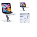 Produktbild: Höhenverstellbarer Laptopständer - faltbar Schreibtisch Aluminium 10-16