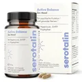 Produktbild: serotalin ACTIVE BALANCE Zen Mood | 60 hochdosierte Johanniskraut Kapseln mit Griffonia & L-Tryptophan, Vitamin D3, B-Komplex & Mangan | Ohne Koffein | Vegan