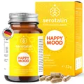 Produktbild: ® HAPPY MOOD KAPSELN | Mit Johanniskraut Griffonia & L-Tryptophan | Vitamin h...