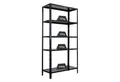 Produktbild: PROREGAL® Schwerlastregal Stahlregal Kellerregal ARES 180x90x40cm 5 Stahlplatten-Ebenen Schwarz, Stabiles Metallregal mit 125kg Fachlast Stecksystem