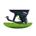 Produktbild: Turbogrün Handstreuer, ideal als Düngerstreuer für Dünger, Samen, Erde oder Salz nutzbar, Streuwagen Rasendünger, mit Handkurbel, zum genauen Streuen und Düngen