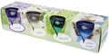 Produktbild: HS Candle Duftkerze Selection 4er Pack im Glas, lange Brenndauer und angenehmer Duft (Floral Selection)