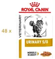 Produktbild: 48 x 85 g Royal Canin Urinary S/O (€ 17,81/kg) Diät-Katzenfutter Soße