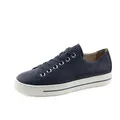 Produktbild: Paul Green Damen, Frauen Low-Top Sneaker,Laufschuhe,schnürschuhe,schnürer,Plateausohle,Halbschuhe,straßenschuhe,Dunkelblau (JA),37.5 EU / 4.5 UK