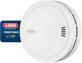 Produktbild: ABUS Rauchmelder Prefira 5 - zertifizierter Rauchwarnmelder mit austauschbaren 5-Jahres-Batterien, großer Prüftaste, Fehlalarm-Reduzierung durch Insektenschutzgitter und Verschmutzungskompensation