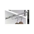 Produktbild: HETTICH QUADRO Schrankgarderobe ausziehbar, 497 x 48 x 60 mm, silber lackiert