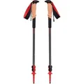 Produktbild: Trekkingstöcke Pursuit Shock M/L, Fitnessgerät grau/rot, 1 Paar, 125-140 cm