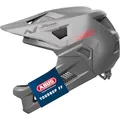 Produktbild: ABUS MTB-Helm YouDrop FF - Fullface-Helm für Kinder und Jugendliche - für den Einstieg in den Mountainbikesport - mit abnehmbarem Kinnschutz - Silber, Größe S