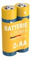 Produktbild: Ansmann X-Power Alkaline Batterie Mignon AA LR6 Longlife Alkalibatterie für extrem hohen Strombedarf (2er Pack), Schwarz, 2 Stück