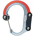 Produktbild: GEAR AID HEROCLIP Karabiner Gear Clip und Haken (Medium) für Camping, Rucksäcke, Koffer und Garagenorganisation, Orange