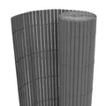 Produktbild: Gartenzaun Doppelseitig PVC 90 x 300 cm Grau
