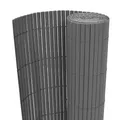 Produktbild: Gartenzäune doppelte 90 x 300 cm PVC Grau