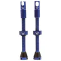 Produktbild: Peaty's X Chris King MK2 Tubeless Ventil Presta - Integrierter Speichenschlüssel & Ventilkernentfernungskappen, Mountainbike, Rennrad Fahrrad Reifen, Kompatibel einfügen, 7075 Aluminium - 60mm Marine