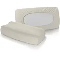 Produktbild: Fleuresse Vital-Comfort Jersey-Bezug für Nackenstützkissen porzellan