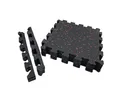 Produktbild: Bodenschutzmatte 40 Stück (schwarz-rot) pro Matte 31,5 x 31,5 cm