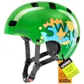Produktbild: uvex Kid 3 - robuster Fahrradhelm für Kinder - individuelle Größenanpassung - waschbare Innenausstattung - Green - 51-55 cm
