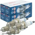 Produktbild: 4x BOSCH WR8DC Zündkerze 0 242 229 656 entstört Opel Corsa BMW E12 21 Audi 100