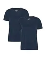 Produktbild: DANISH ENDURANCE 100% Merino Shirt Damen, Geruchsresistentes Tshirt, 2er-Pack, Dunkles Marineblau, L