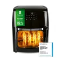 Produktbild: GOURMETmaxx Heißluftfritteuse 12 l - XXL-Ofen + Touchdisplay, 1800 W, fettarm frittieren knusprige Pommes, Hähnchen auftauen backen wärmen