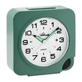 Produktbild: ATLANTA Wecker Tischuhr Quarz mit Leisegang Grün 2171/6