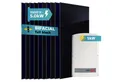 Produktbild: SUNNIVA Solaranlage 5.0 kW, Monokristallin, (10x 500 W Solarmodule Fullblack Bifacial, Wechselrichter SolarEdge SE5K (3-phasig)