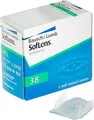 Produktbild: Bausch + Lomb SofLens 38 Monatslinsen, sphärische Kontaktlinsen, weich, 6 Stück / BC 8.7 mm / DIA 14 / -3.25 Dioptrien
