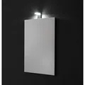 Produktbild: Rechteckiger umkehrbarer Spiegel 50 x 70 cm mit LED Lampe - Transparent