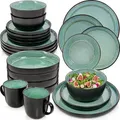 Produktbild: Sänger Kombiservice, Grün, Keramik, 44x45x54 cm, kratzfest, Essen & Trinken, Geschirr, Geschirr-Sets, Kombiservice