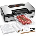 Produktbild: Vakuumiergerät 90 kPa 130 W 30 cm inkl. 10x Vakuumbeutel + 2x Beutelrollen