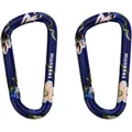 Produktbild: Munkees Blumen Karabiner 2er Pack (Größe 6CM, blau)
