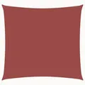 Produktbild: vidaXL Sonnensegel Wasserfest Sonnenschutz Windschutz Sonnendach UV Schutz Garten Terrasse Balkon Oxford-Gewebe Quadratisch 4,5x4,5m Terrakottarot