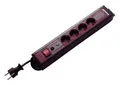 Produktbild: REV Ritter Tischsteckdosenleiste 4-fach Supra-Line PC-Leiste mit Überspannungsschutz + Netzfilter - 00144661