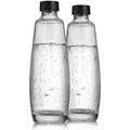 Produktbild: SodaStream DUO Glasflaschen, 1L, 2er-Pack, Ersatzflaschen, spülmaschinenfest, BPA-frei, kompatibel mit DUO Sprudelwasserbereiter, Transparent