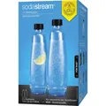 Produktbild: sodastream DUO-2GF Trinkflasche Glas 1 Liter - transparent/schwarz, 2er-Pack