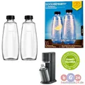 Produktbild: SodaStream DUO 2er, Ersatzflaschen 1L. für DUO Sprudler Glas Twinpack Karaffen