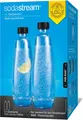 Produktbild: SODASTREAM Wasser Zu-/Aufbereiter-Zubehör 2 Glas-Flaschen 1L Twinpack