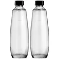 Produktbild: 2er Multipack Sodastream Glaskaraffe Duo Glasklar inkl. 2 Glaskaraffen