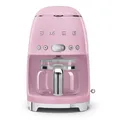 Produktbild: SMEG DCF02PKEU - Filter-Kaffeemaschine mit 5 Jahre Garantie, Designlinie 50's Style, Metall, BxTxH: ca. 25x26x37 cm