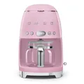 Produktbild: Smeg, DCF02PKEU, Filter -Kaffeemaschine, Aroma und Autostart -Funktion, Glaskaraffe bis 12 Tassen, 2 Intensitätsniveaus, Warmhaltefunktion, 1050W, Pink