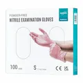 Produktbild: EUROPAPA® 100x Nitrilhandschuhe Pink Box Einweghandschuhe Einmalhandschuhe Untersuchungshandschuhe Nitril Handschuhe puderfrei ohne Latex unsteril latexfrei disposible gloves