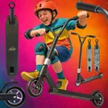 Produktbild: SPORTANA® Stunt Scooter für Kinder & Erwachsene Kick Scooter ABEC 9 360° Lenker 100mm PolyurethanRäder Freestyle Trick Roller Kugellager Grip-Deck Cityroller