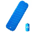 Produktbild: vidaXL Isomatte Aufblasbare Isomatte Blau 190x58x6 cm