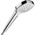 Produktbild: hansgrohe Croma Select E Vario Handbrause 26812400 weiß/chrom, Duschkopf 110 mm
