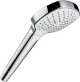 Produktbild: hansgrohe Croma Select E - Duschkopf, Handbrause mit 3 Strahlarten, Duschbrause (110 x 110 mm), Brausekopf mit Antikalk-Funktion, Chrom, 26812400