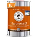Produktbild: OLI-NATURA Hartwachsöl - 1L farblos natur - Holzöl für Möbel Treppen Türen & ...
