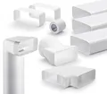 Produktbild: flow 150 Flachkanal-Set 2 mit Luftleitkörpern / Compair flow (System Ø 150)