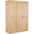 Produktbild: Inter-Link Kleiderschrank Pelle, kiefer, 3 Drehtüren, (BxHxT) 140 x 190 x 55cm