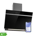 Produktbild: Klarstein Ava 60 Dunstabzugshaube 60cm Wandhaube WiFi A++ 515m³/h Touch Schwarz